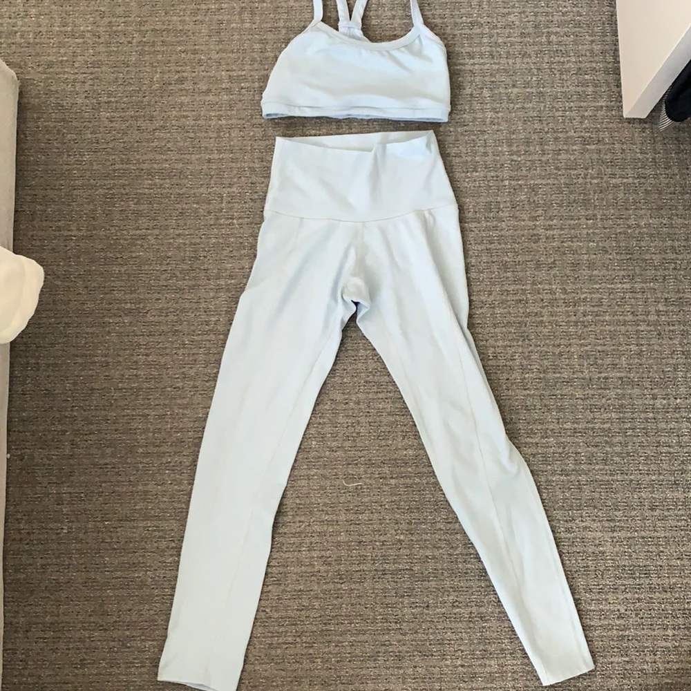 Morgan Stewart Sport Light Blue Workout Set